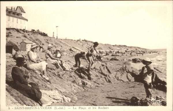 Saint-Brevin-l Ocean Loire Atlantique Plage et les Rochers