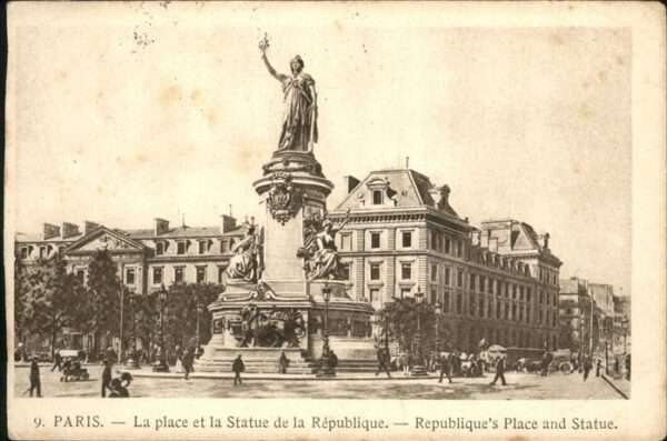 Paris Place Statue Republique