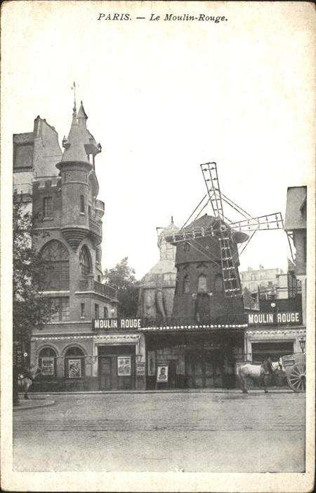 Paris Moulin Rouge Pferd