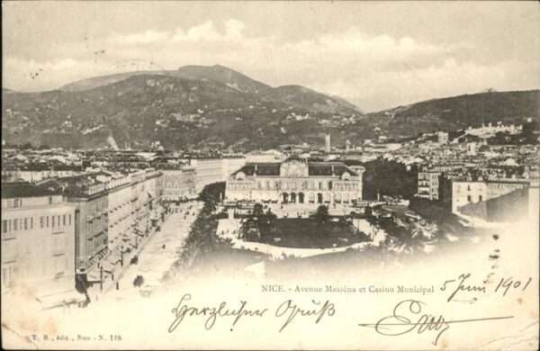 Nice Alpes Maritimes Avenue Massena Casino Municipal