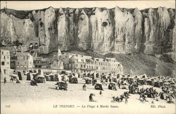 Le Treport Plage Maree basse