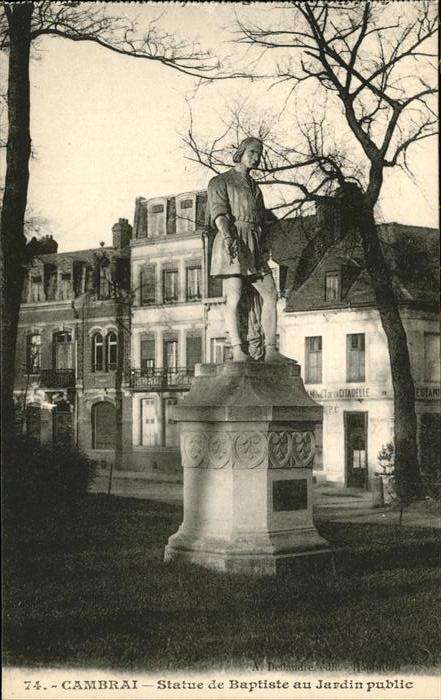 Cambrai Statue Baptiste