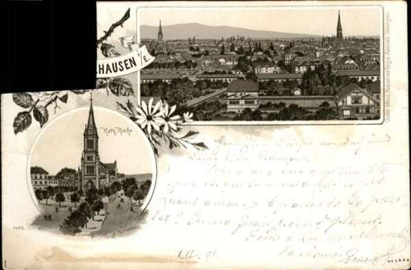 Muehlhausen Elsass Kirche