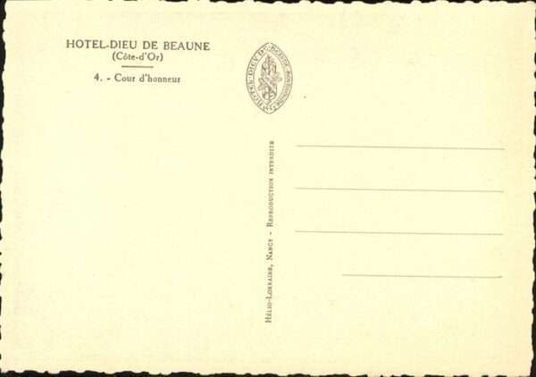 Beaune Hotel Dieu Cour honneur – Bild 2