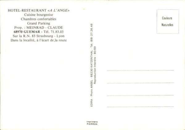 Guemar Hotel Restaurant A L Ange – Bild 2