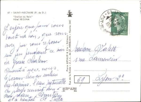 Saint-Nectaire Puy de Dome Hotel Regina – Bild 2