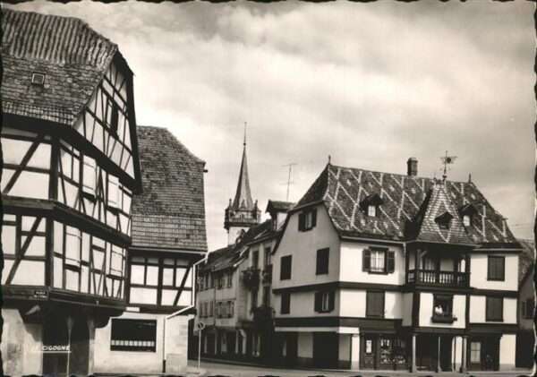 Obernai Bas Rhin Place de Etolle
