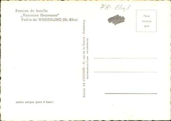 Wesserling Husseren Pension Vacances Heureuses – Bild 2