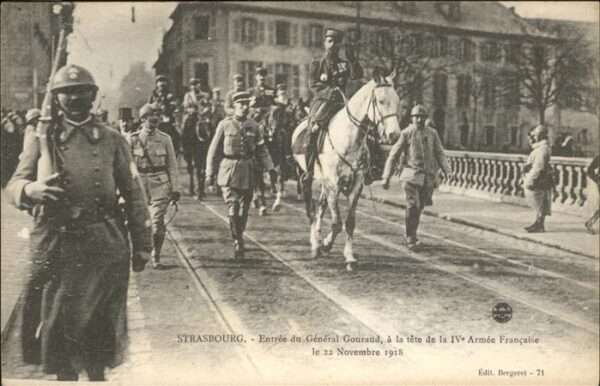 Strasbourg Alsace General Gouraud Pferd