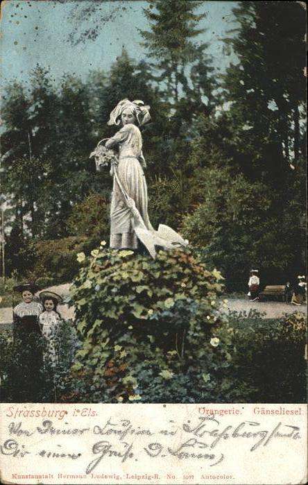 Strasbourg Alsace Orangerie Gänseliesel