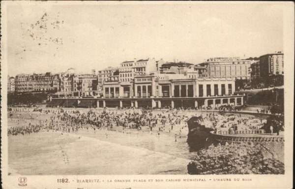 Biarritz Pyrenees Atlantiques Grande Plage Casino Municipal