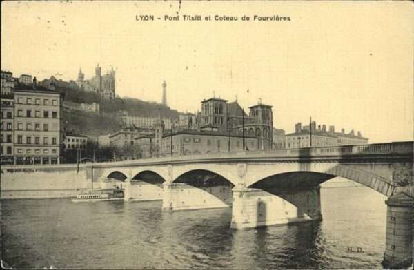 Lyon France Pont Tilsitt