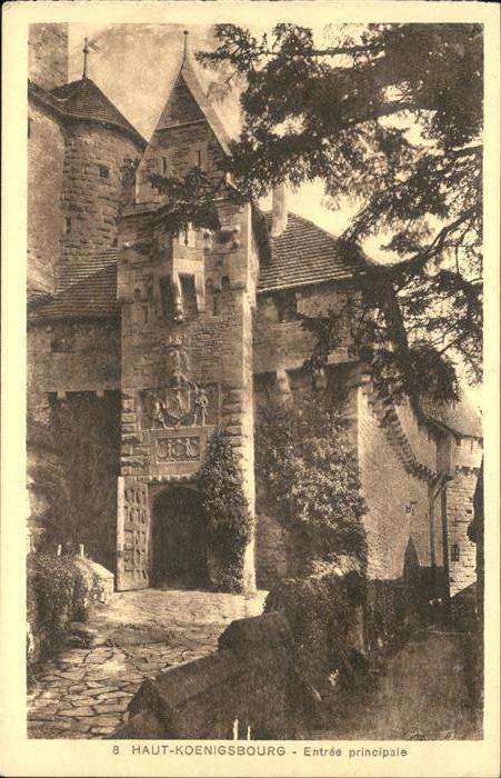 Haut-Koenigsbourg Hohkoenigsburg Entree principale
