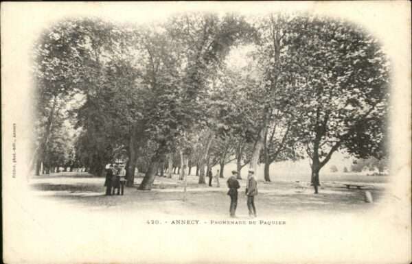 Annecy Haute-Savoie Promenade Paquier