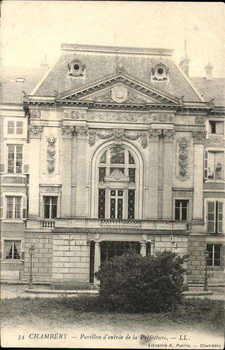 Chambery Pavillon d_Entree de la Prefecture
