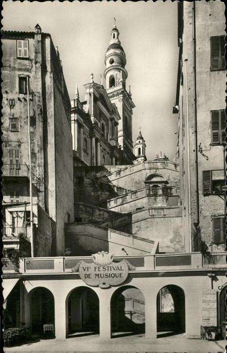 Menton Alpes Maritimes Eglise Saint Michel
