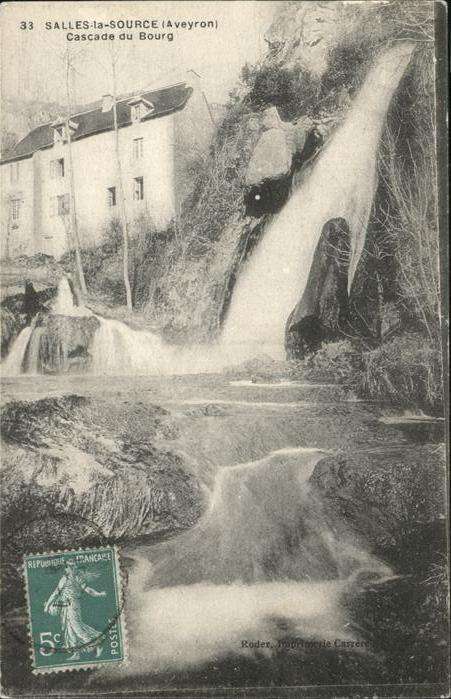Salles-la-Source Cascade du Bourg