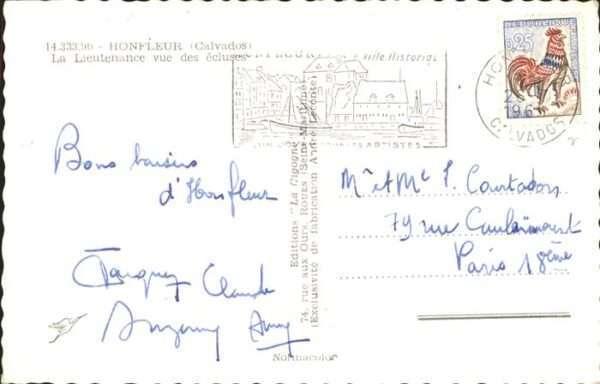 Honfleur La Lieutenance ecluses – Bild 2