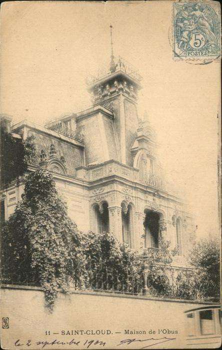 Saint-Cloud Paris Maison de l'Obus