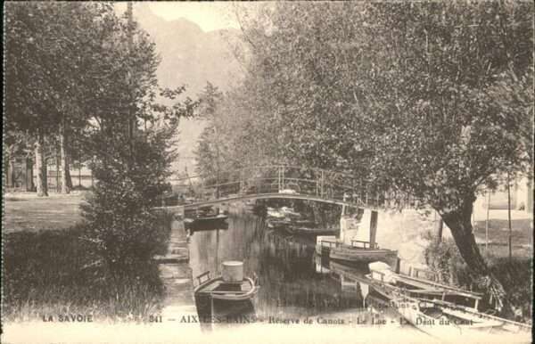 Aix-les-Bains Le lac Reserve Canots