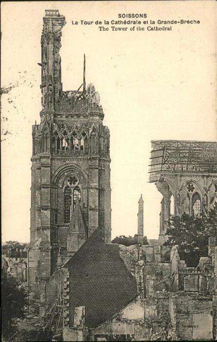 Soissons Tour de la Cathedrale