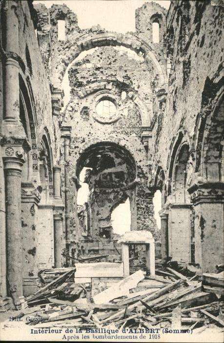 Albert Somme Basilique 1918
