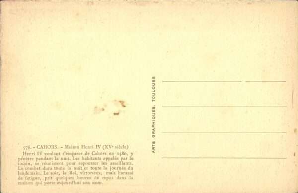 Cahors Maison Henri IV – Bild 2