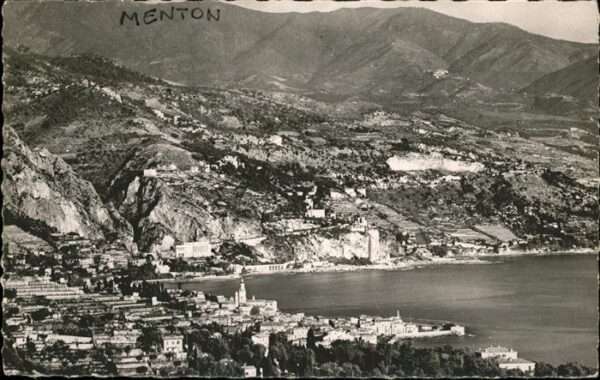 Menton Alpes Maritimes Frontiere Le Pont Saint-Louis