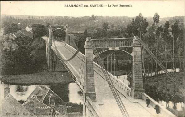 Beaumont-sur-Sarthe Pont Suspendu