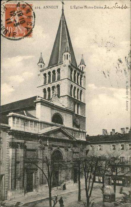 Annecy Haute-Savoie Eglise Notre Dame