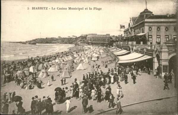Biarritz Pyrenees Atlantiques Casino Municipal Plage