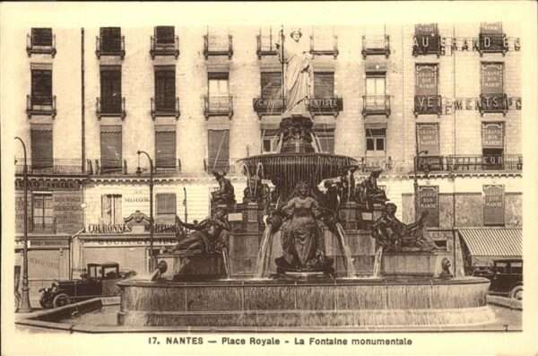 Nantes Loire Atlantique Place Royale Fontaine monumentale