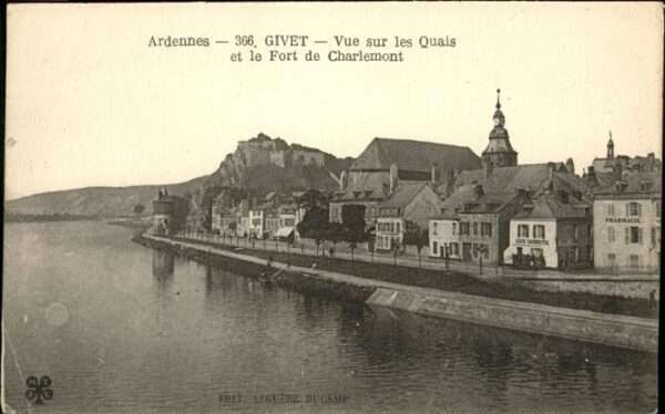 Givet Ardennes Quais Fort Charlemont