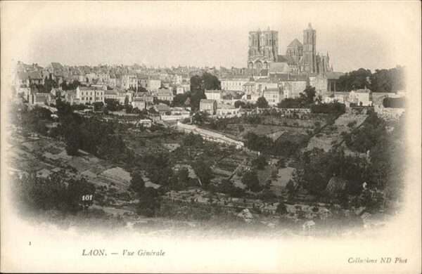 Laon Aisne Vue generale