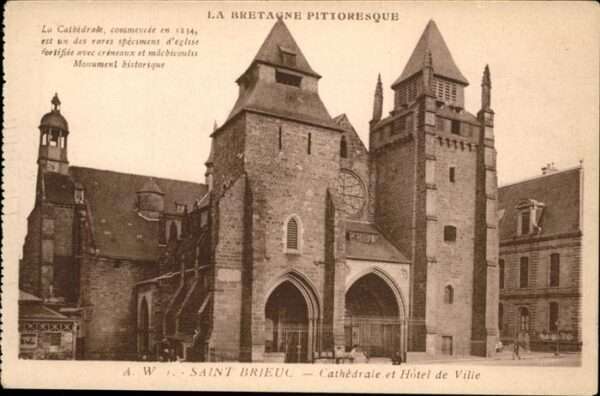 Saint-Brieuc Cotes-d Armor Cathedrale Hotel Ville