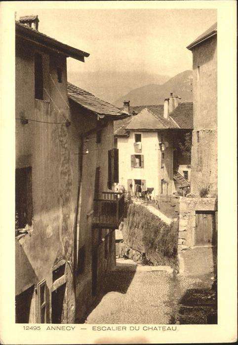 Annecy Haute-Savoie Escalier Chateau