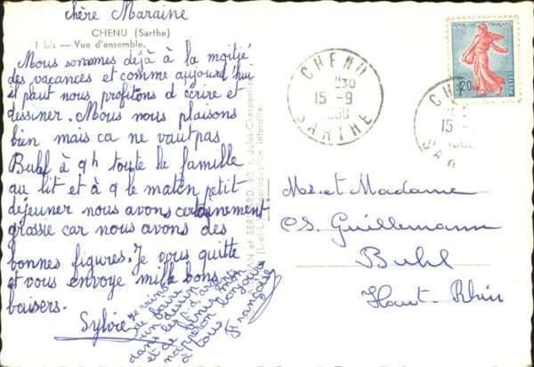 Chenu Sarthe Viaduc Eglise Chateau Lac – Bild 2