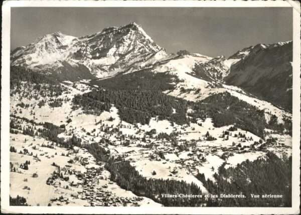 Villars Chesieres Vue aerienne