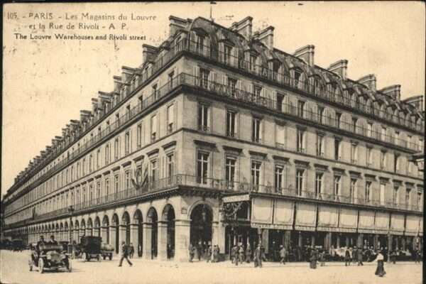Paris les Magasins du Louvre Rue de Rivoli