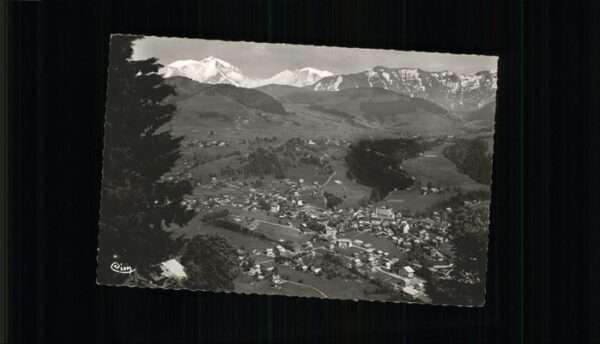Megeve Vue panoramique Mont Blanc
