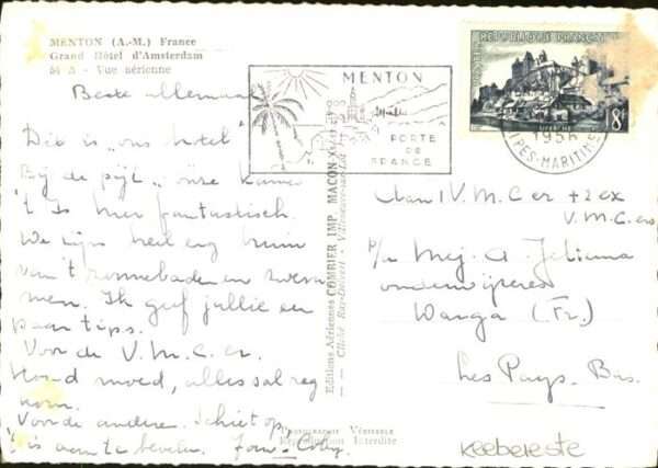 Menton Alpes Maritimes Grand Hotel d_Amsterdam – Bild 2