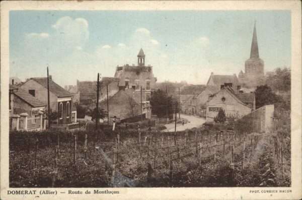 Domerat Route Montlucon
