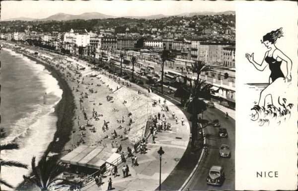Nice Alpes Maritimes Plage et le Quai