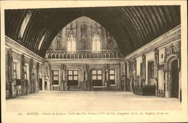 Rouen Palais Justice Salle Pas Perdus