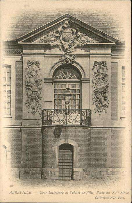 Abbeville 80 Somme Hotel de Ville