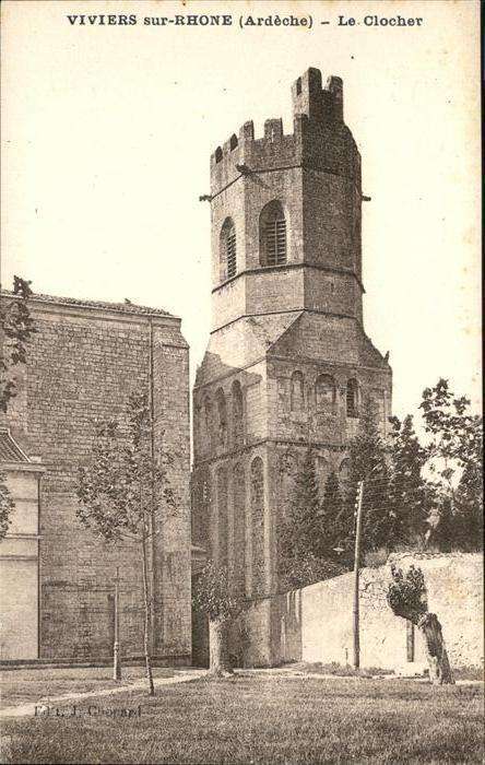 Viviers sur-Rhone Clocher