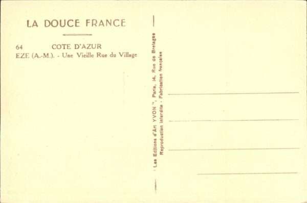 Eze 06 Vieille Rue du Village – Bild 2