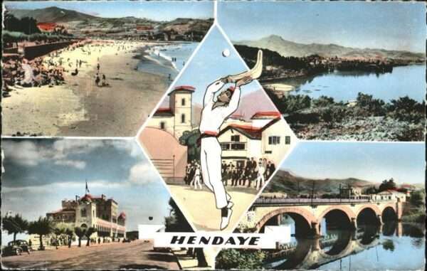 Hendaye Pyrenees Atlantiques Brücke