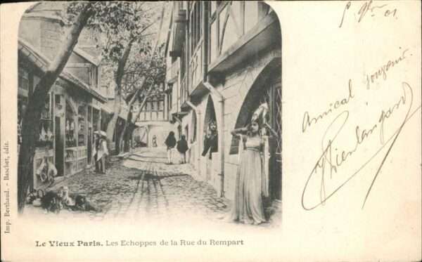 Paris Echoppes de la Rue Rempart