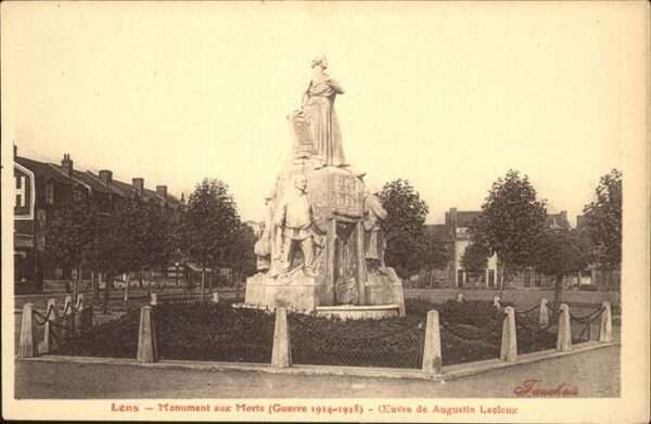 Lens Pas-de-Calais Monument Morts